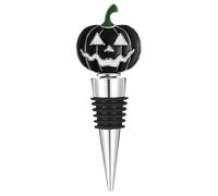 Pumpkin Wine Cork, Halloween Bottle Sealer, Alloy Beverage Stopper, Strong Sealing Design, Reusable Cap, Festive Accent, Easy Grip, Decorative Touch, Perfect for Kitchen, Party, Dining Table, 10.6x4cm