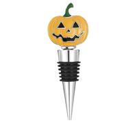 Pumpkin Wine Cork, Halloween Bottle Stopper, 4.17x1.57in Authentic Alloy Sealing Plug, Strong Airtight Seal, Festive Decorative Design for Kitchen, Party, Holiday, Table, Decor