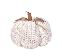 Pumpkins Artificiels - Tricotée avec Rayures, Centres De Table De Table De Thanksgiving Faits À La Main | Récolte Gathering Afficher Étagères Porche Bars À Café Manteaux Décoration De Salon