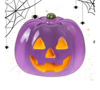 Pumpkins Halloween lumineux - Figurine légère de 2 cm, résine miniature effrayante accessoire | Ambience du parti intérieur, lanterne de cheminement en plein air, Jack-O'-Lantern Feature pour la décor