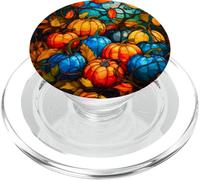 Pumpkins Harvest Happy Fall Pumpkin Patch Fall Leaves PopSockets PopGrip pour MagSafe