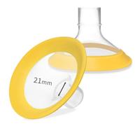 PumpMom-us Boucliers de poitrine de 21 mm compatibles avec les pièces de tire-lait Medela, accessoires de bride de rechange pour PersonalFit, Freestyle, Harmony, PersonalFit Flex