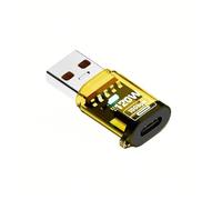 pumpumlia Adaptateur convertisseur USB vers type C multifonction 120 W capacité de charge rapide 10 Gbit/s Transmission adaptée aux appareils numériques Solution de charge de voyage