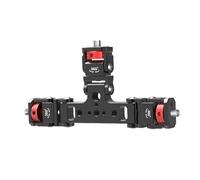 pumpumlia Adaptateur triple en aluminium avec filetage de 6,35 mm, support à 360 degrés pour appareil photo, téléphone, trépied, microphone, accessoires de caméra d'action