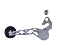 pumpumlia Ajusteur de vélo en alliage d'aluminium pour montagne pliable 5/6/7 vitesses, guide arrière tendeur de chaîne tendeur bras de tension