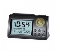 pumpumlia Azan Horloge de prière électronique avec écran LCD et fonction snooze pour la maison