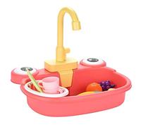 pumpumlia Baignoire pour perroquet - Jouet de cuisine avec robinet - Accessoire alimentaire - Boîte de bain pour oiseaux - Jouet de salle de bain pour oiseaux - Balles en mousse arc-en-ciel - Pour