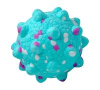 pumpumlia Balle en caoutchouc résistante à la mastication pour les mâcheurs agressifs avec texture de nettoyage des dents et rebond élevé