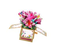 pumpumlia Boîte à souvenirs d'anniversaire personnalisée avec affichage lumineux et musique douce fabriquée à la main - Carte d'anniversaire avec son et lumière