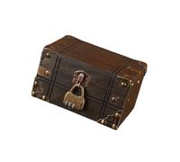 pumpumlia Boîte de rangement en bois robuste pour objets de collection et décoration d'aventure