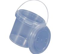 pumpumlia Boîte de rangement robuste transparente pour aliments, congélateur, lait, thé, pour restaurants, restauration, usage domestique avec couvercles