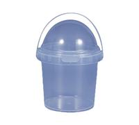 pumpumlia Boîte de rangement robuste transparente pour aliments, congélateur, lait, thé, pour restaurants, restauration, usage domestique avec couvercles