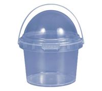 pumpumlia Boîte de rangement robuste transparente pour aliments, congélateur, lait, thé, pour restaurants, restauration, usage domestique avec couvercles