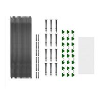 pumpumlia Cerceaux de serre pour lits surélevés - Cadre en fibre amovible - Tunnel de culture pour jardin - Tissu - Couverture de rangée de plantes - Supports de jardin - Filet de barrière