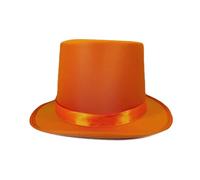 pumpumlia Chapeau haut de couleur vive pour bal masqué, fête, gentleman chapeau jazzy avec ceinture pour adulte, accessoire tendance pour spectacles sur scène