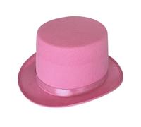 pumpumlia Chapeau plat pour adulte/enfant - Chapeau feutré pour bal de fin d'année, carnaval, fête, spectacle, chapeau haut de gamme pour hommes, chapeaux steampunk pour femmes, Halloween