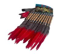 pumpumlia Coiffe authentique à plumes pour festivals et fêtes, style ethnique, accessoire pour cheveux pour les amateurs de mode, festival de musique