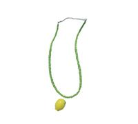 pumpumlia Collier de perles en verre pour femme - Design léger - Cadeau mignon - Pour adolescentes et filles, taille unique, Comme décrit, Comme décrit.