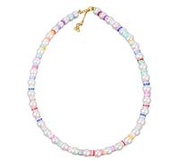 pumpumlia Collier élégant et minimaliste avec perles d'imitation, bijou tendance et minimaliste pour peaux sensibles, accessoire de jour comme de nuit, confortable à porter au quotidien, taille unique