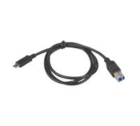 pumpumlia Cordon d'imprimante Type-C vers USB Type-B, 0,5 m | Liaison de données pour raccordement de scanner, conception de connecteur réversible, stations informatiques