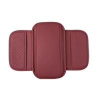 pumpumlia Coussins de console de voiture ergonomiques en cuir doux pour le stress sans conduite et accoudoir en cuir respirant