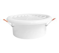 pumpumlia Couvercle de conduit d'air circulaire blanc avec écran de protection adapté pour la ventilation de la maison, flux d'air efficace du salon