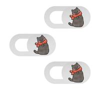 pumpumlia Couverture de webcam créative pour protéger la vie privée sur les téléphones, tablettes, ordinateurs portables avec cache de caméra facile à installer