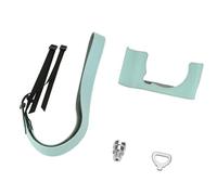 pumpumlia Demi-étui en cuir pour XM5 avec sangles de poignet et design facile d'accès. Protections portables pour appareil photo, bleu lac