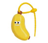 pumpumlia Étui de rangement amusant pour tête de brosse à dents en forme de banane avec coque de protection, idéal pour les voyages, un usage quotidien, les voyages