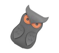 pumpumlia Étui de rangement en cuir synthétique pour médiators de guitare, gris