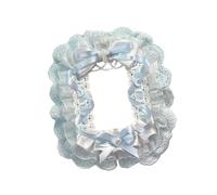 pumpumlia Étui de rangement pour cartes photo et cartes de crédit en dentelle Motif nœuds, D