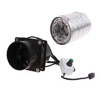 pumpumlia Extracteur de fumée compact et portable avec tuyau de conduit et tube de ventilation pour cuisine et salle de bain alimenté par USB