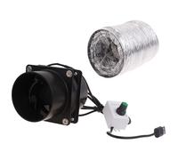 pumpumlia Extracteur de fumée compact et portable avec tuyau de conduit et tube de ventilation pour cuisine et salle de bain alimenté par USB