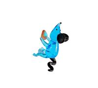 pumpumlia Figurine miniature fantaisiste en verre portant des œufs - Décoration amusante pour la maison - Décoration pour ami ou famille - Figurine créative en verre volant des œufs