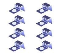 pumpumlia Fishtanks Lot de 8 clips de couvercle en verre pour aquarium Installation facile avec épaisseur en option