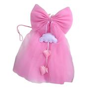 pumpumlia Grand nœud en maille pour mariage, anniversaire, fête prénatale, décoration de vacances faite à la main, fournitures d'emballage cadeau à suspendre pour enterrement de vie de jeune fille