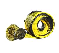 pumpumlia Housse de protection portable pour canne à pêche en maille tressée