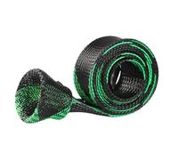 pumpumlia Housse de protection portable pour canne à pêche en maille tressée