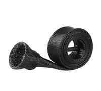 pumpumlia Housse de protection portable pour canne à pêche en maille tressée