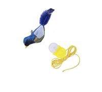 pumpumlia Jouet interactif pour chats - Jouet interactif pour oiseaux - Moineau - Exercice amusant pour les félins d'intérieur - Exercice interactif pour chats