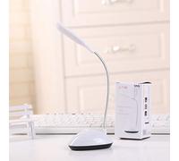 pumpumlia Lampe de bureau flexible 4 couleurs, veilleuse LED, blanc
