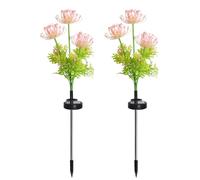pumpumlia Lampes solaires de jardin - Panneau solaire décoratif - Fleurs d'extérieur - Technologie de cadeaux de jardin