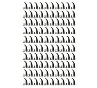 pumpumlia Lot de 100 pointes à visser style punk pour cuir et collier de chien