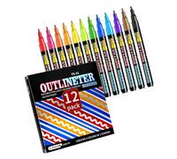 pumpumlia Lot de 12 surligneurs fluorescents de couleur pastel pour étudiants, protection des yeux, écriture lisse, fournitures d'étude, surligneurs fluorescents