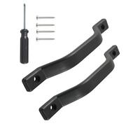pumpumlia Lot de 2 poignées de rechange de 24 cm pour camping-car, remorque, installation facile, noir