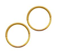 pumpumlia Lot de 2 poignées rondes en rotin synthétique de rechange pour sac à main au crochet pour les amateurs de bricolage et de tissage, Large, One Size