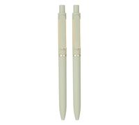 pumpumlia Lot de 2 stylos à encre gel ergonomiques à séchage rapide pour prise de notes quotidienne, journal, croquis, fournitures scolaires, bureaux. Surligneurs à séchage rapide