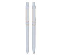 pumpumlia Lot de 2 stylos à encre gel ergonomiques à séchage rapide pour prise de notes quotidienne, journal, croquis, fournitures scolaires, bureaux. Surligneurs à séchage rapide