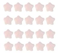 pumpumlia Lot de 20 étoiles rembourrées en peluche pour la fabrication de pinces à cheveux, bandeaux, appliques, couture, vêtements