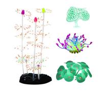 pumpumlia Lot de coraux et plantes réalistes Décoration pour aquariums